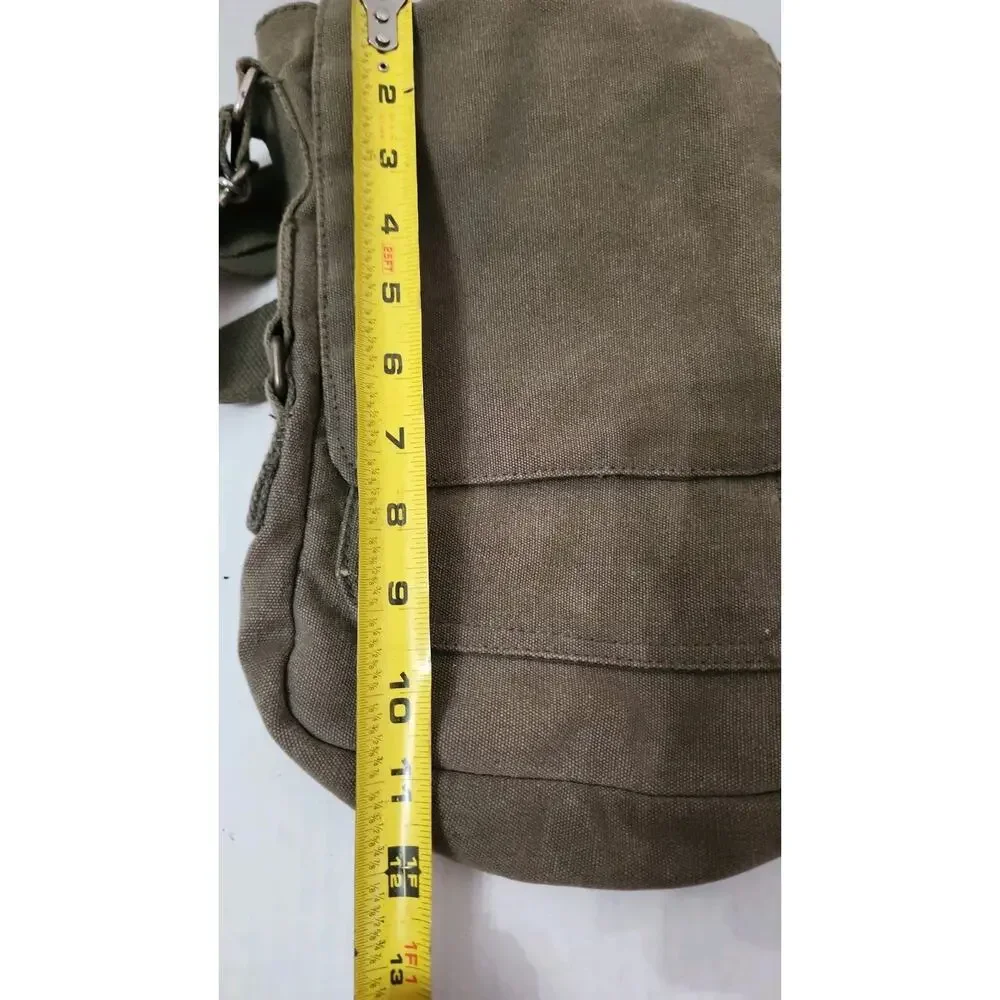 Rothco Canvas Messenger Bag Olive Drab Tactical Grunge Crossbody Gorpcore Y2K